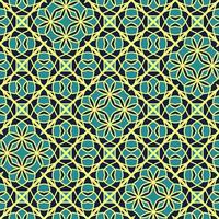 orientalisch traditionell Muster. wiederholt marokkanisch Kreuze Mosaik Fliesen. Laterne Formen Motiv. Maßwerk Fenster Hintergrund. Arabeske Digital Papier, Textil- drucken. nahtlos Oberfläche Design foto