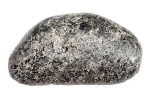 poliert Peridotit mit Phlogopit Stein isoliert foto