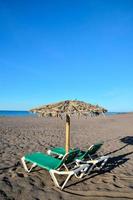 Blick auf den Strand foto