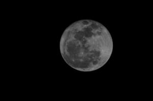 Mond auf dunkel Hintergrund foto