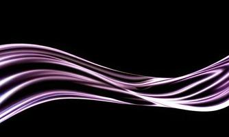 kreativ modern holographisch abstrakt lila Wellen Hintergrund, futuristisch beschwingt Illustration foto