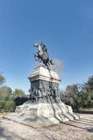 Bronze- Statue von Anita Garibaldi beim das Janiculum Hügel Rom foto