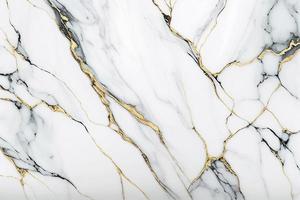 3d Rendern von Gold und Weiß Marmor Textur. abstrakt minimalistisch Luxus Marmor Hintergrund foto