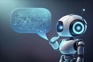 System künstlich Intelligenz chatgpt Plaudern bot ai , Technologie Clever Roboter ai Plaudern gpt Anwendung Software foto