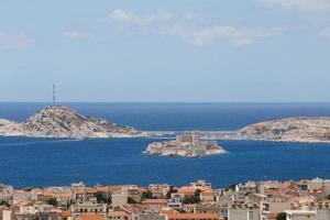 Aussicht auf Insel wenn von Marseille, Frankreich foto