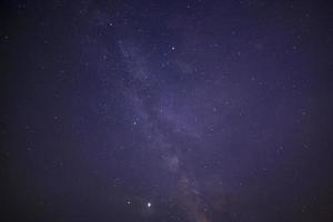 Milchstraße Galaxie im Nachthimmel foto