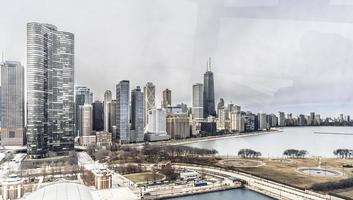 Innenstadt Chicago die Architektur. foto