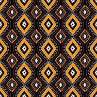 ethnisch Ikat Muster geometrisch einheimisch Stammes- Boho Motiv aztekisch Textil- Stoff Teppich Mandalas afrikanisch amerikanisch Indien Blume foto