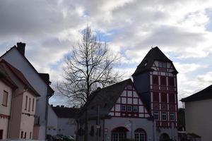 historisch Gebäude im Idstein, Oberer, höher Teile foto