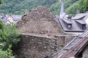 Haus Ruine ohne Dach foto