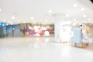 abstrakt defokussiertes Einkaufszentrum Interieur für Hintergrund foto