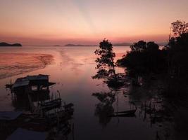 malaysisches Fischerdorf foto