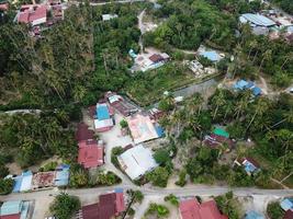 Drohne Aussicht Malaien Dorf foto