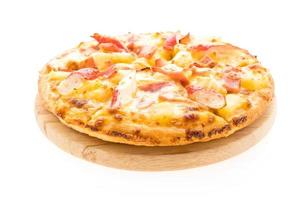 Hawaii-Pizza mit Meeresfrüchten foto