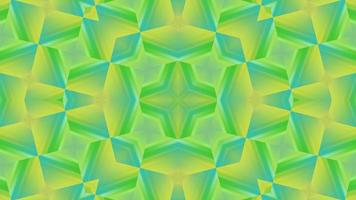 Symmetrie kaleidoskopisch Grün Gelb abstrakt Hintergrund foto