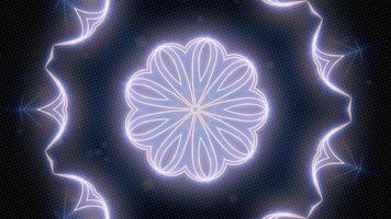 glühen Kaleidoskop Symmetrie gestalten Hintergrund foto