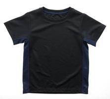 schwarzes T-Shirt für Kleidung foto