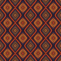 ethnisch Ikat Muster geometrisch einheimisch Stammes- Boho Motiv aztekisch Textil- Stoff Teppich Mandalas afrikanisch amerikanisch Indien Blume foto