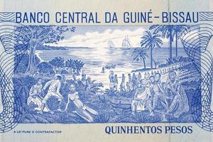 Sklaverei von Guinea-Bissau Peso foto