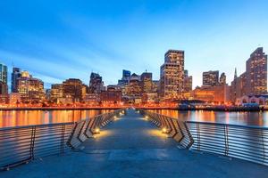 San Francisco Blick vom Pier 14 foto