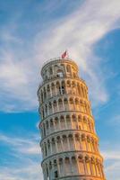 der schiefe Turm in Pisa foto