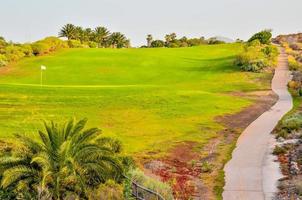 Golfplatz Landschaft foto