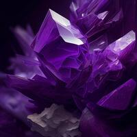 Stein Textur Stein Amethyst, lila, bläulich-rosa oder Rot lila Vielfalt von Quarz - - ai generiert Bild foto