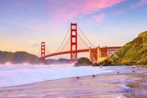 Golden Gate Bridge in San Francisco, Kalifornien foto