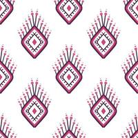 ethnisch Ikat Muster geometrisch einheimisch Stammes- Boho Motiv aztekisch Textil- Stoff Teppich Mandalas afrikanisch amerikanisch Indien Blume foto