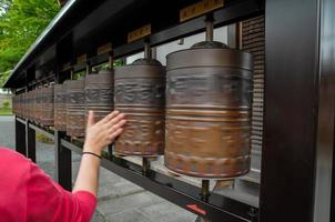 Buddhist Tempel Glocken foto