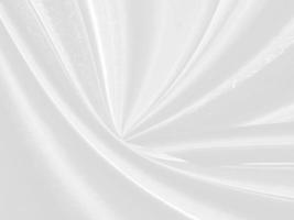 Schönheit Textil weicher und sauberer Stoff weiße abstrakte glatte Kurvenform schmücken Modehintergrund foto