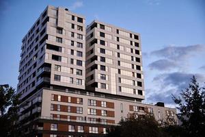 modern Wohn Gebäude im Warschau, Polen. Stadt die Architektur foto