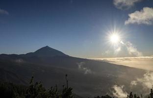 el teide Vulkan Berg im Tenerife Spanien foto