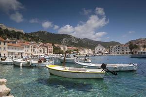 hvar Stadt, Dorf Hafen foto