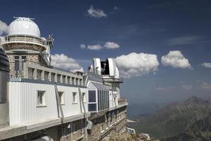 Bild du Midi- Berg Gipfel Observatorium, Pyrenäen Frankreich foto