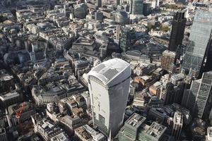 London Stadt Horizont Aussicht von über foto