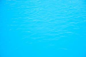 Textur von Blau und klar wasser, schwimmen Schwimmbad Hintergrund foto