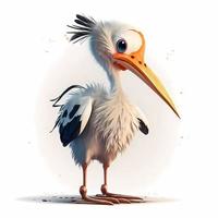 Storch Illustration ai generiert foto