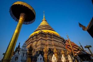 Wat Phra, dass Lampang Luang Wahrzeichen foto
