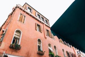 die alten venezianischen straßen italiens foto