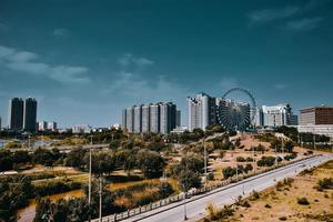 Kashgar, Xinjiang ist ein glücklich und modern Stadt foto