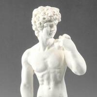 retro Weiß Figur David Italienisch Renaissance David Michael Angelo Bildhauer Italien Figur Gips nackt David Statue David Liebe foto