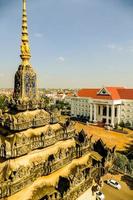 uralt Buddhist Tempel im Asien foto