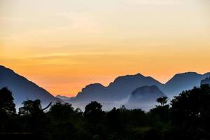 ländlich Landschaft im Asien foto