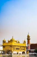 schön Aussicht von golden Tempel - - Harmandir sahib im Amritsar, Punjab, Indien, berühmt indisch Sikh Wahrzeichen, golden Tempel, das Main Heiligtum von sikhs im Amritsar, Indien foto