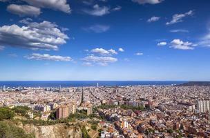 Barcelona Stadt Horizont foto