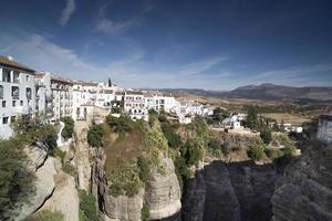 Hügel Stadt von Ronda Spanien foto