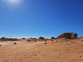 schön tagsüber Aussicht von al Hegra, verrückt Saleh archäologisch Seite? ˅ im al ula, Saudi Arabien. foto