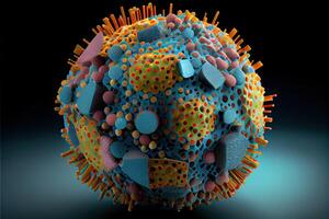 Hepatitis Virus Welt Hepatitis Tag 28 Juli ai generiert foto