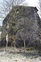 Mühle Ruine von Vulkan Stein foto